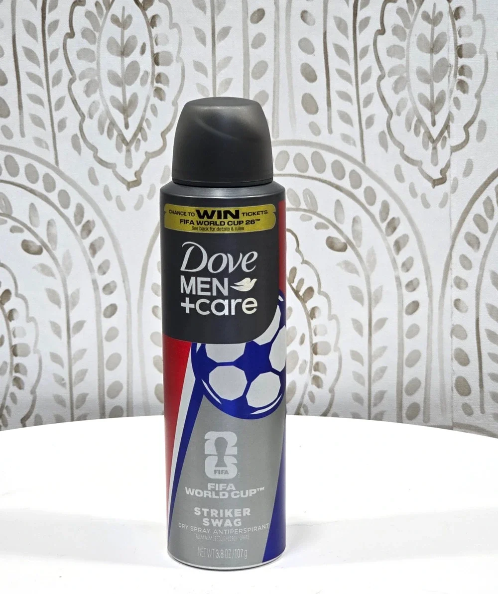Dove Men + Care Striker Swag Dry Spray Antiperspirant FIFA World Cup 3.8oz